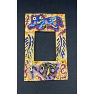 Pepe Santiago Alebrije Single Decora Switch Plate Cover Hand Painted Mexico